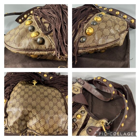 100% Authentic Gucci GG Crystal Indy Shoulder Bag - Picture 14 of 14